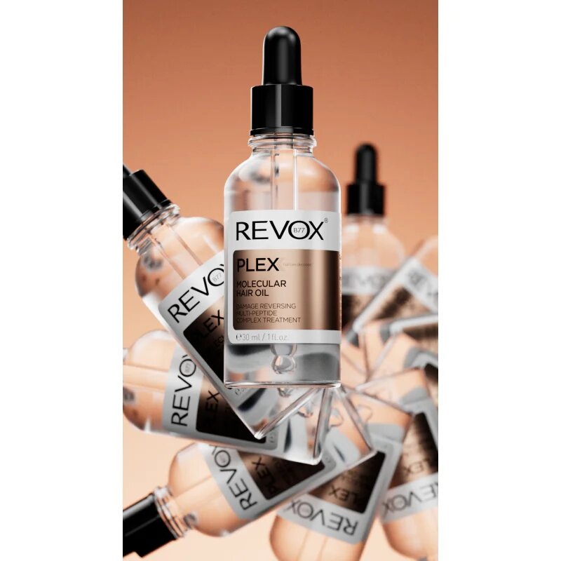 Revox B77 PLEX Molecular Hair Oil olaj károsodott haj erősítésére 30 ml
