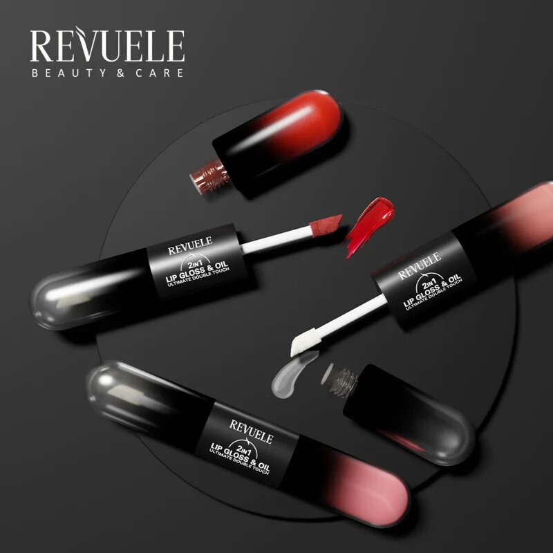 Revuele 2IN1 Lip Gloss & Oil ajakfény 2 az 1-ben árnyalat 03 7 ml