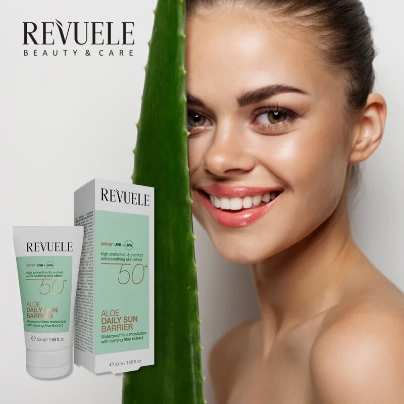Revuele Aloe Daily Sun Barrier SPF 50+ nyugtató nappali krém SPF 50+ 50 ml