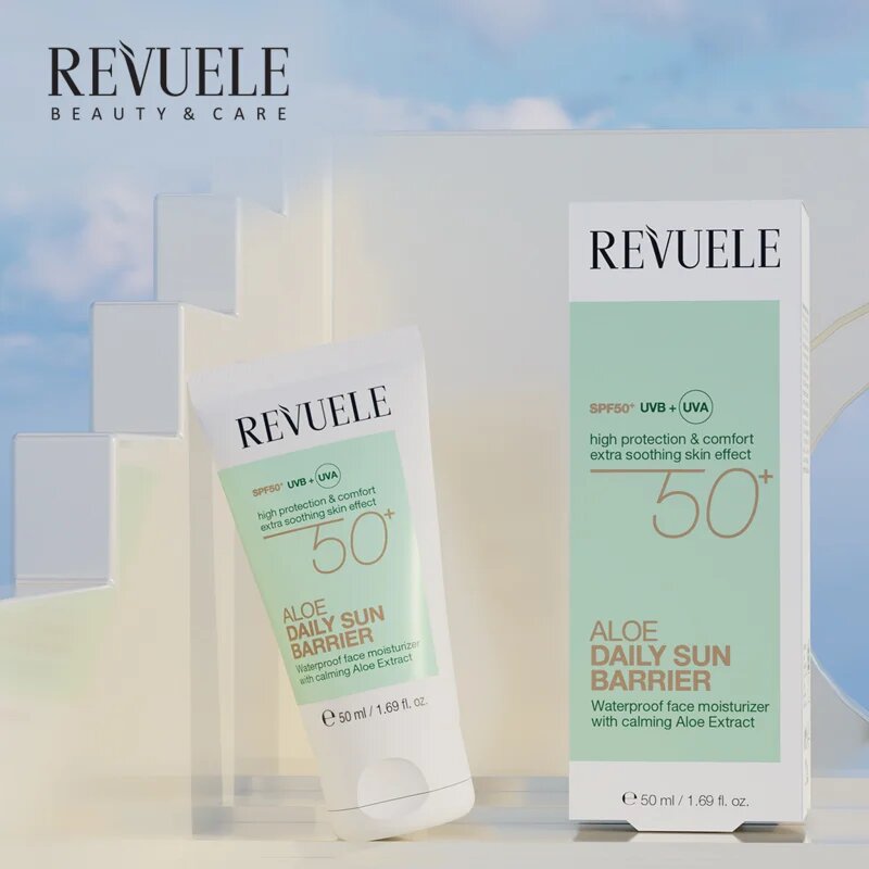 Revuele Aloe Daily Sun Barrier SPF 50+ nyugtató nappali krém SPF 50+ 50 ml