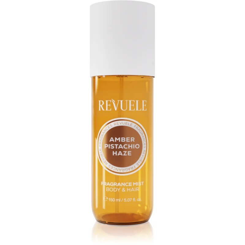 Revuele Amber Pistachio Haze Fragrance Mist parfümözött spray testre és hajra hölgyeknek 150 ml