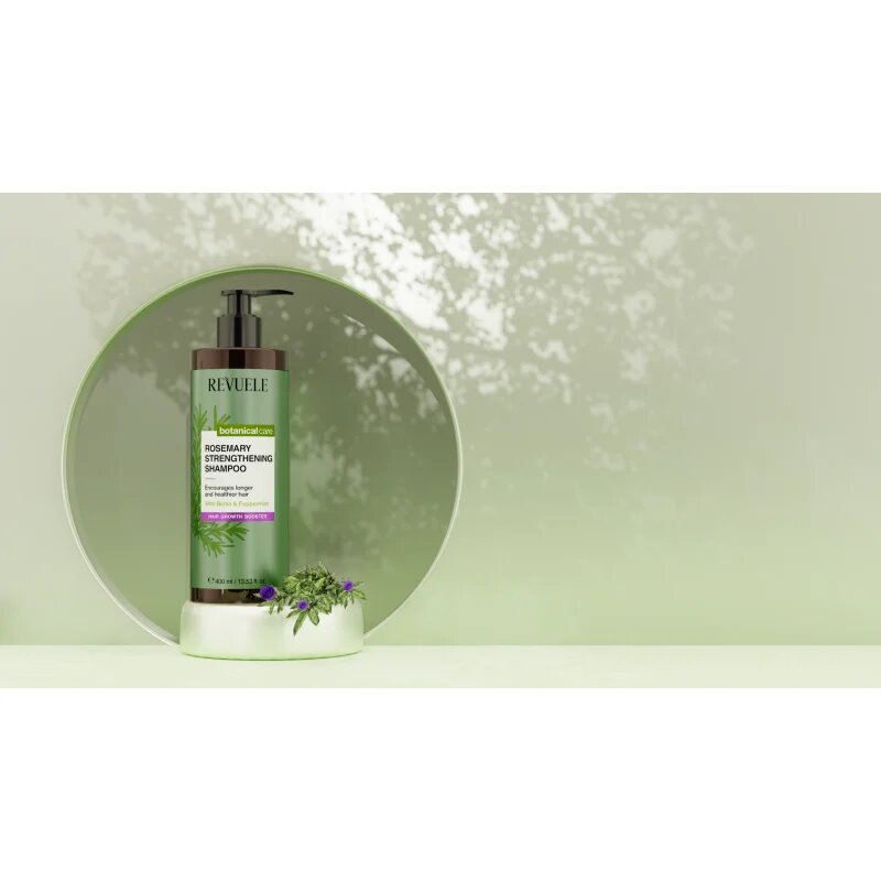 Revuele Botanical Care Rosemary erősítő sampon a haj növekedésének elősegítésére 400 ml