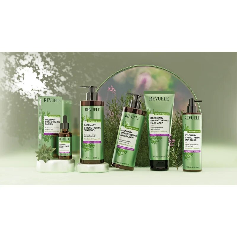 Revuele Botanical Care Rosemary erősítő sampon a haj növekedésének elősegítésére 400 ml