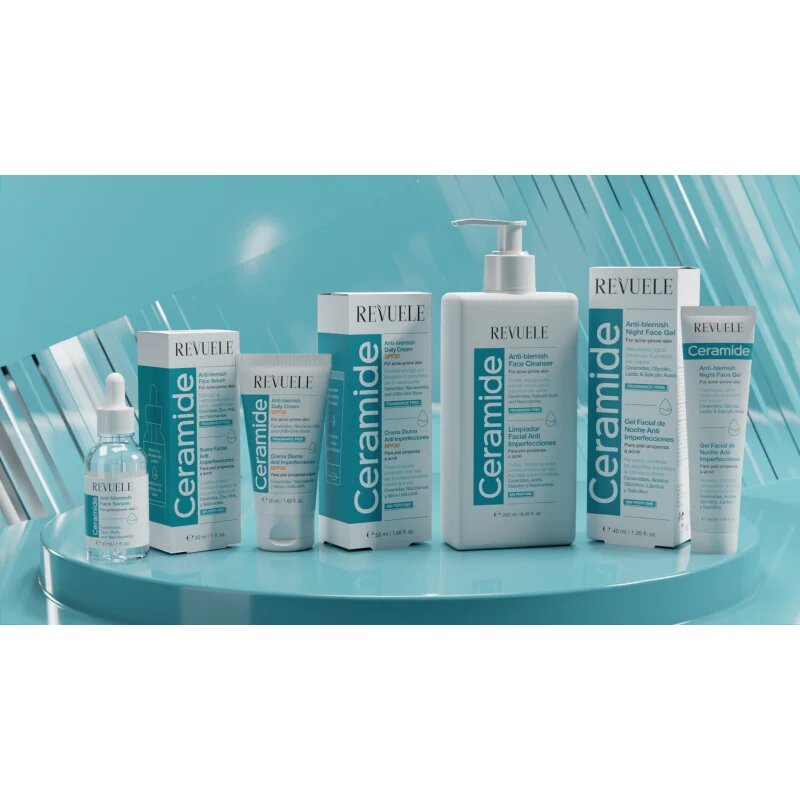 Revuele Ceramide Anti-Blemish Daily Cream nappali védőkrém problémás és pattanásos bőrre SPF 50 50 ml