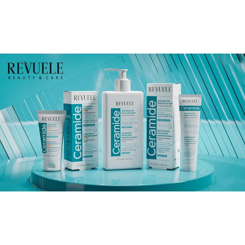 Revuele Ceramide Anti-Blemish Night Face Gel gél a bőr tökéletlenségei ellen éjszakára 40 ml