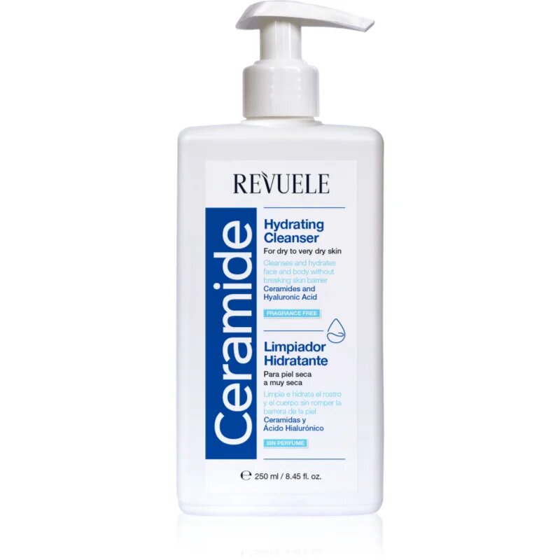 Revuele Ceramide Hydrating Cleanser tisztító gél arcra és testre Száraz nagyon száraz bőrre 250 ml