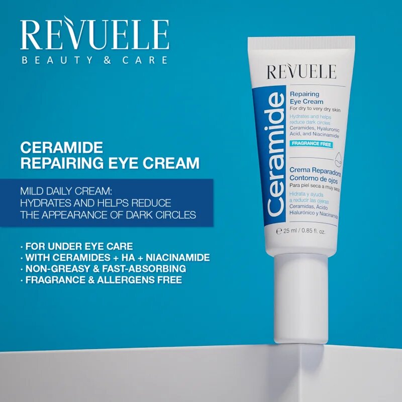 Revuele Ceramide Repairing Eye Cream hidratáló szemkörnyékápoló krém ceramidokkal 25 ml