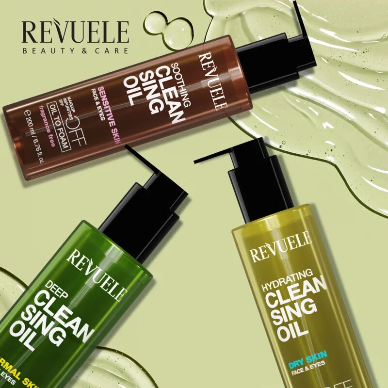Revuele Cleansing Oil Deep mélyen tisztító olaj az arcra és a szemekre 200 ml
