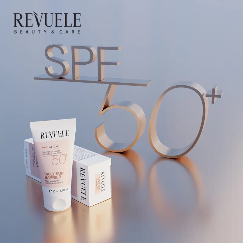 Revuele Daily Sun Barrier SPF 50+ hidratáló arckrém SPF 50+ 50 ml