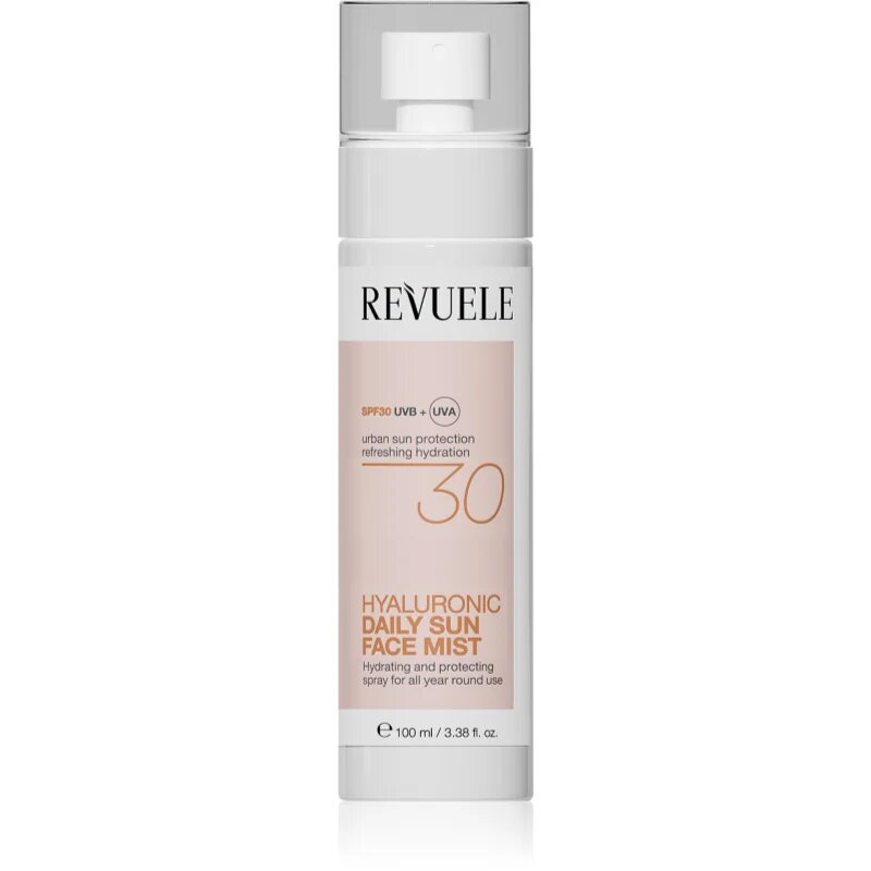 Revuele Daily Sun Hyaluronic Face Mist SPF 30 védő permet hidratáló hatással SPF 30 100 ml