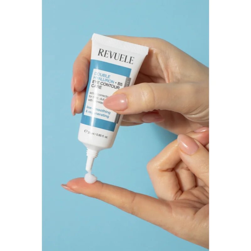 Revuele Double Hyaluron + B5 Eye Contour Care hidratáló szemkörnyékápoló krém a ráncok ellen 25 ml