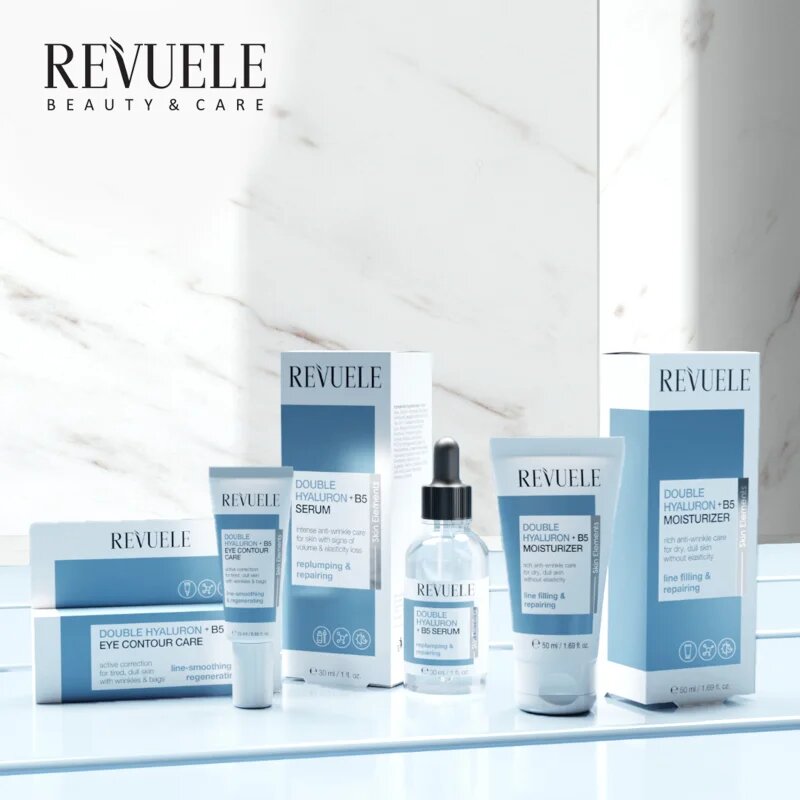 Revuele Double Hyaluron + B5 Toner hidratáló tonik revitalizáló hatású 200 ml