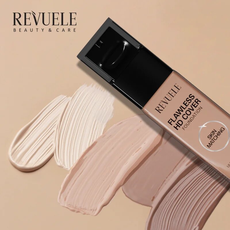 Revuele Flawless HD Cover Foundation könnyű alapozó a tökéletes küllemért árnyalat 01 Ivory 33 ml