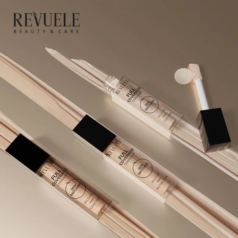 Revuele Full Coverage Concealer magas fedésű korrektor árnyalat Warm Tone 5 ml