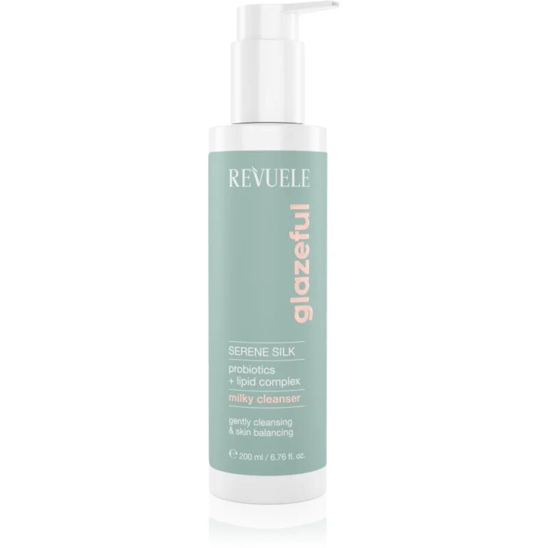 Revuele Glazeful Milky Cleanser Serene Silk könnyű állagú tisztítótej nyugtató hatással 200 ml