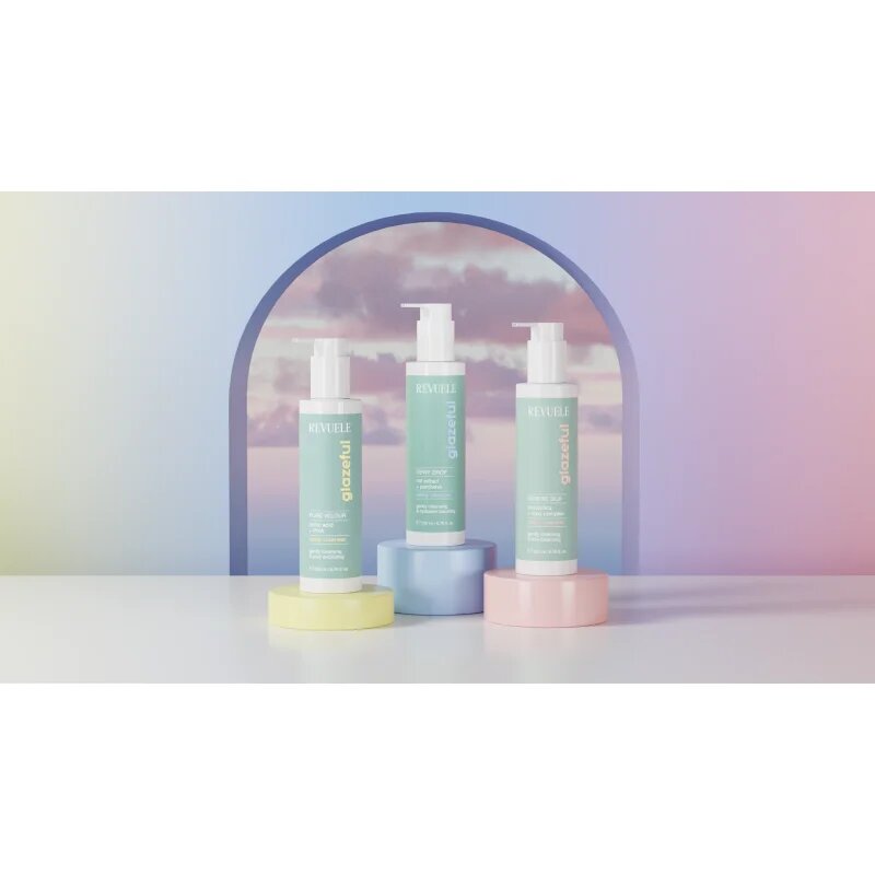 Revuele Glazeful Milky Cleanser Serene Silk könnyű állagú tisztítótej nyugtató hatással 200 ml