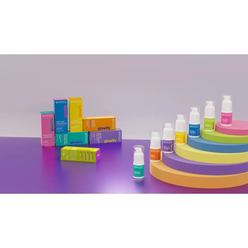 Revuele Glowify A.M. Vibes Power Serum Caffeine + Vitamin E élénkítő szérum a szem köré 30 ml