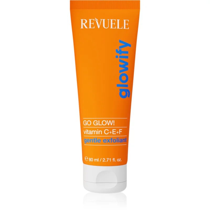 Revuele Glowify Go Glow! finom hámlasztó krém az élénk bőrért 80 ml