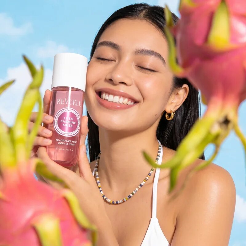 Revuele Lush Jasmine Muse Fragrance Mist parfümözött spray testre és hajra hölgyeknek 150 ml