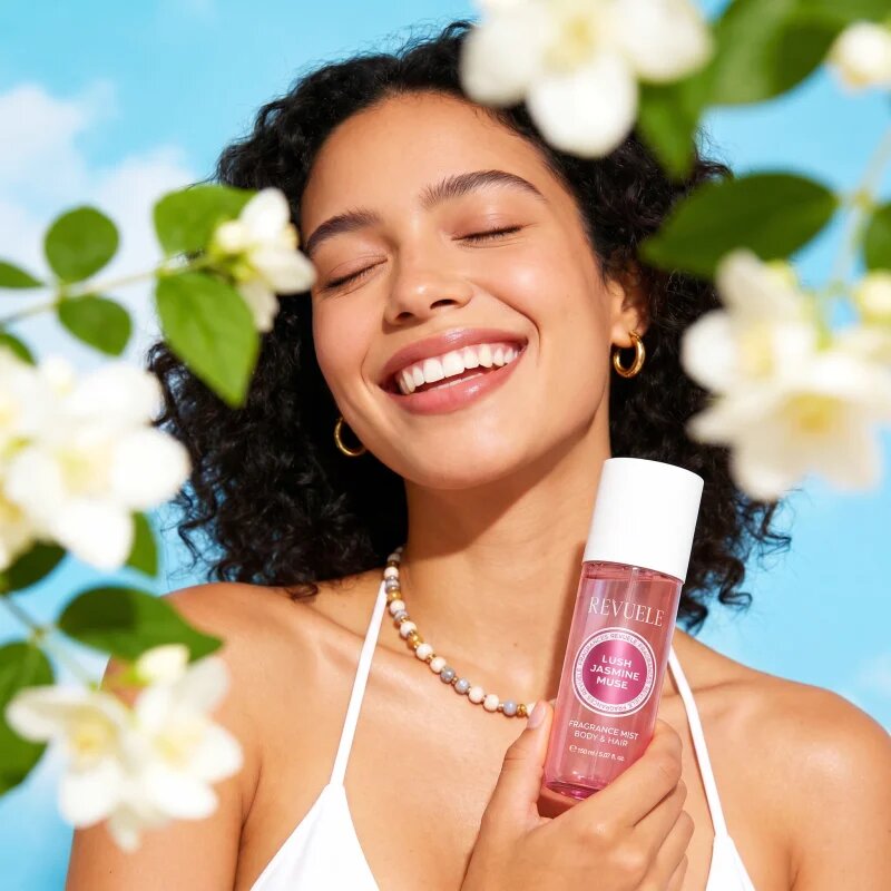 Revuele Lush Jasmine Muse Fragrance Mist parfümözött spray testre és hajra hölgyeknek 150 ml