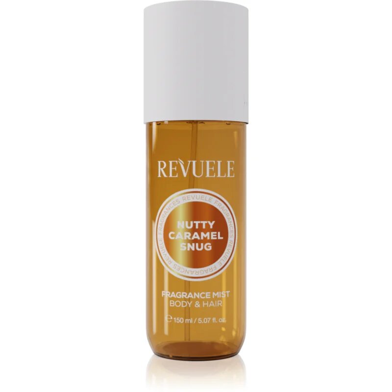 Revuele Nutty Caramel Snug Fragrance Mist parfümözött spray testre és hajra hölgyeknek 150 ml