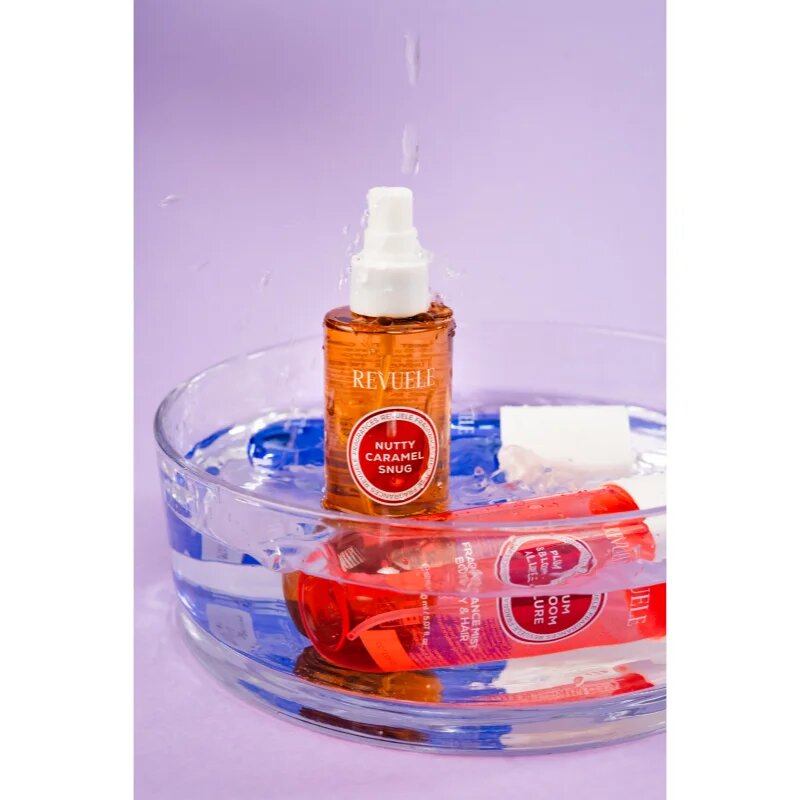 Revuele Nutty Caramel Snug Fragrance Mist parfümözött spray testre és hajra hölgyeknek 150 ml