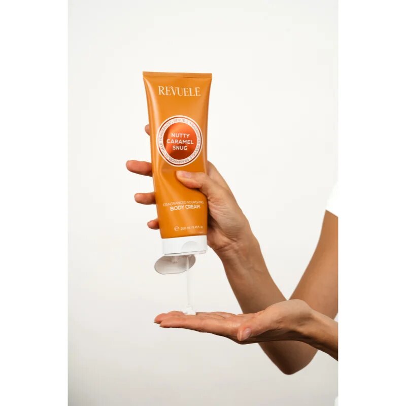 Revuele Nutty Caramel Snug Fragranced Nourishing Body Cream tápláló testkrém hölgyeknek 250 ml