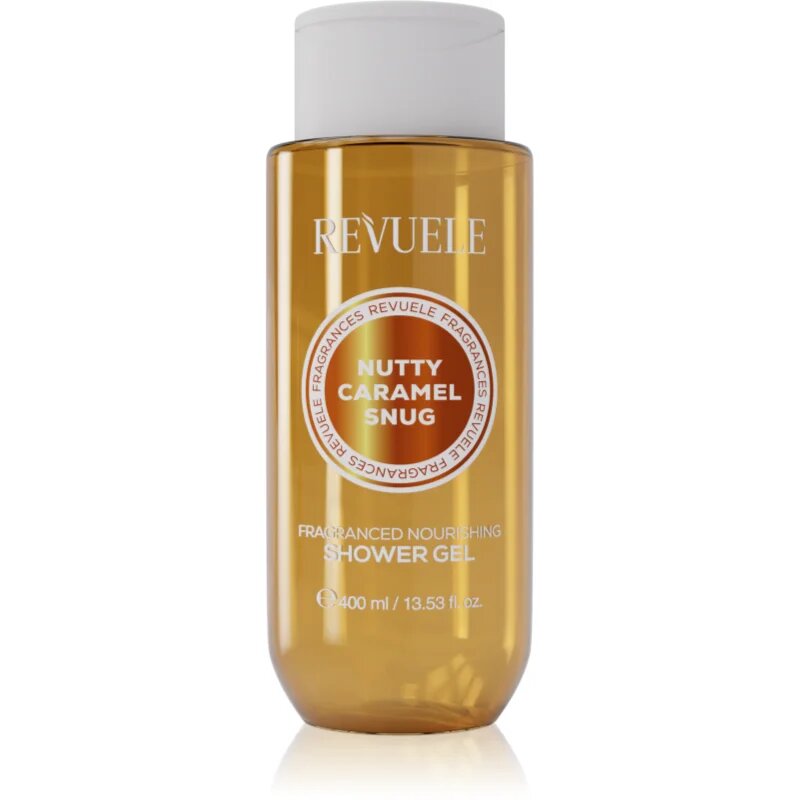 Revuele Nutty Caramel Snug Fragranced Nourishing Shower Gel parfümös tusfürdő tápláló hatással hölgyeknek 400 ml