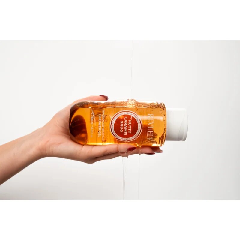 Revuele Nutty Caramel Snug Fragranced Nourishing Shower Gel parfümös tusfürdő tápláló hatással hölgyeknek 400 ml