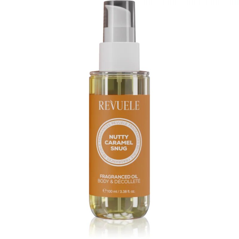 Revuele Nutty Caramel Snug Fragranced Oil illatos olaj testre 100 ml