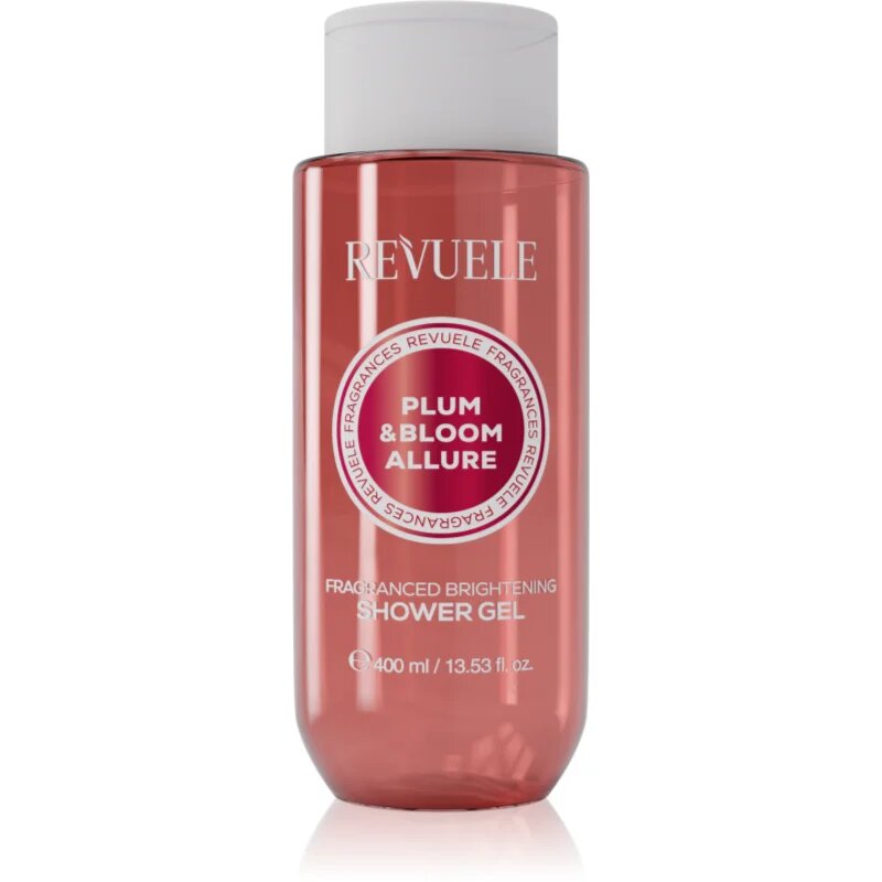 Revuele Plum & Bloom Allure Fragranced Brightening Shower Gel parfümös tusfürdő élénkítő hatással hölgyeknek 400 ml