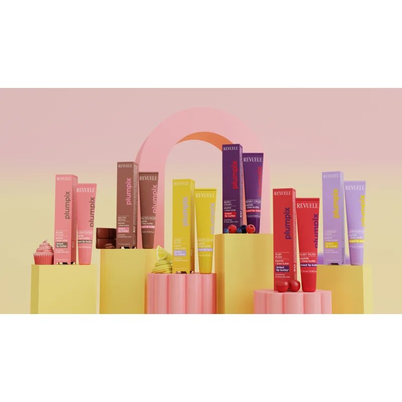 Revuele Plumpix Lemon Glaze tonizáló ajakbalzsam árnyalat Golden Shimmer 15 ml