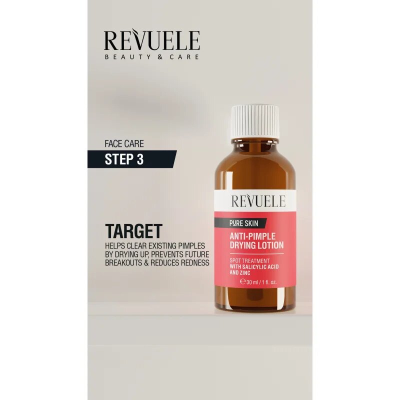 Revuele Pure Skin Anti-Pimple helyi ápolás pattanások ellen 30 ml