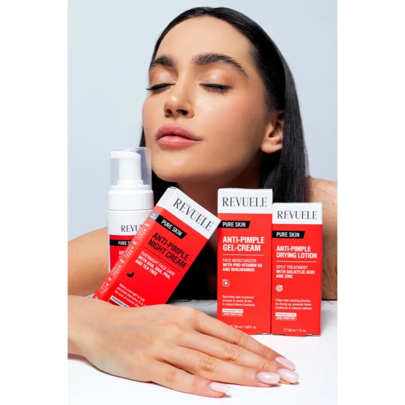 Revuele Pure Skin Anti-Pimple könnyű hidratáló krém problémás és pattanásos bőrre 50 ml