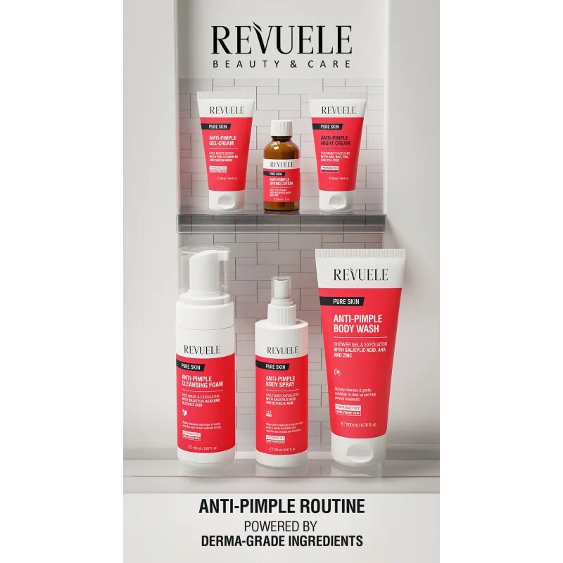 Revuele Pure Skin Anti-Pimple testápoló spray pattanások ellen 150 ml