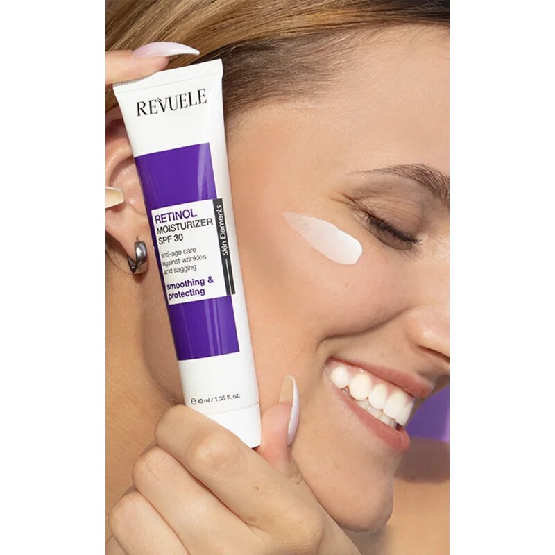 Revuele Retinol Moisturizer SPF 30 ránctalanító intenzív hidratáló krém SPF 30 40 ml