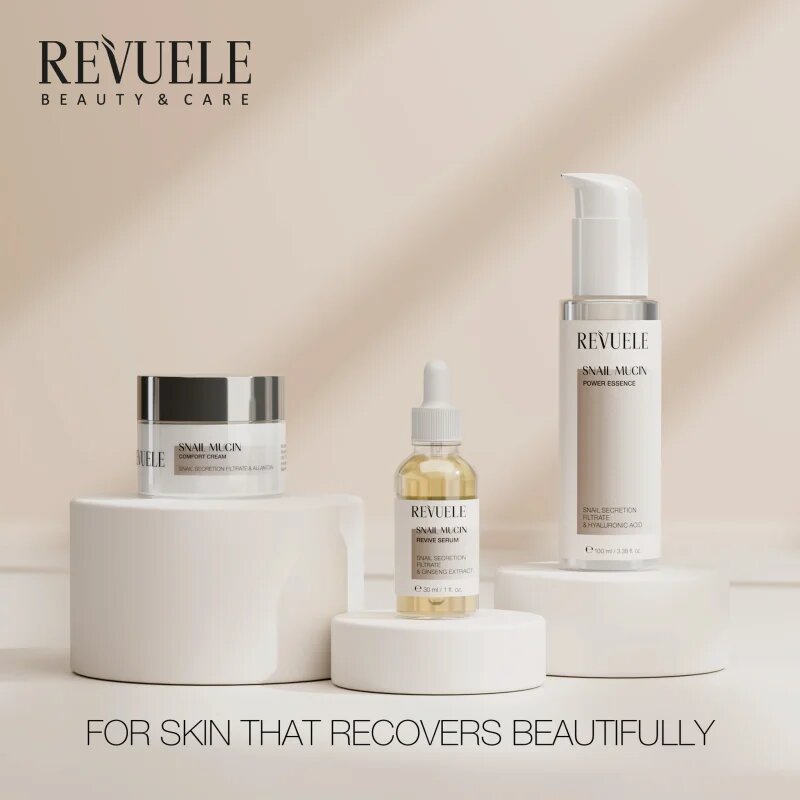 Revuele Snail Mucin Revive Serum regeneráló arcszérum hidratáló hatással 30 ml