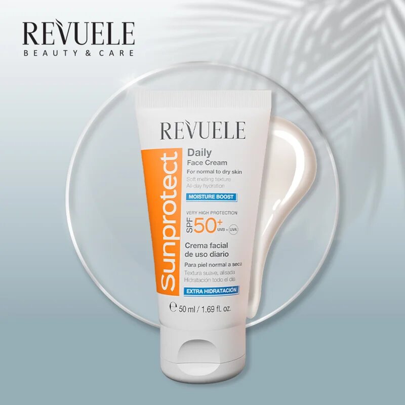 Revuele Sunprotect Moisture Boost hidratáló nappali krém SPF 50+ 50 ml