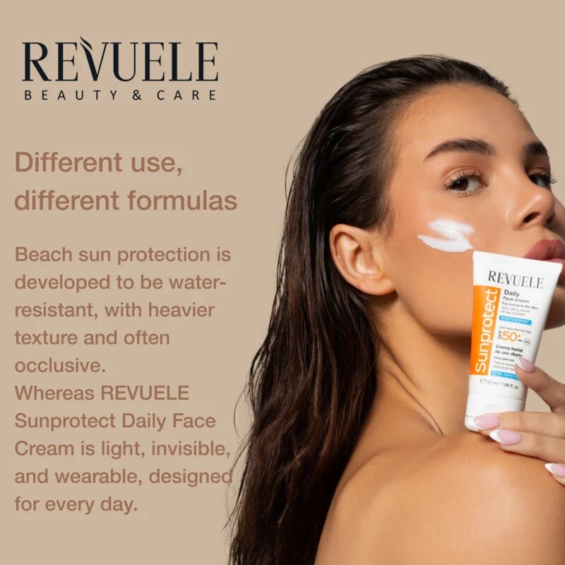 Revuele Sunprotect Oil Control ápoló arckrém zsíros bőrre SPF 50+ 50 ml