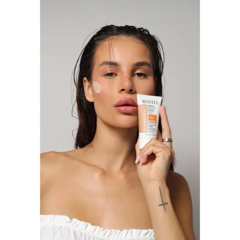 Revuele Sunprotect Tinted Face Cream színező védő krém SPF 50+ árnyalat Light Tint 50 ml