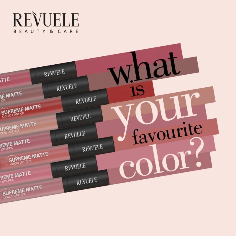 Revuele Supreme Matte Liquid Lipstick mattító folyékony rúzs árnyalat 11 55 ml