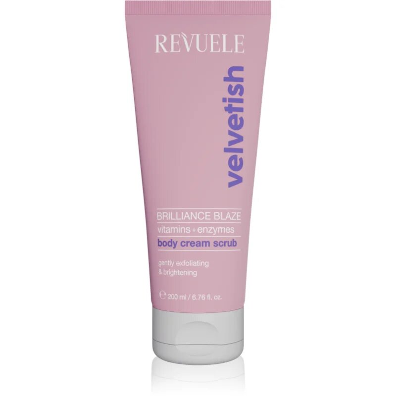 Revuele Velvetish Brilliance Blaze Body Cream Scrub élénkítő testpeeling 200 ml