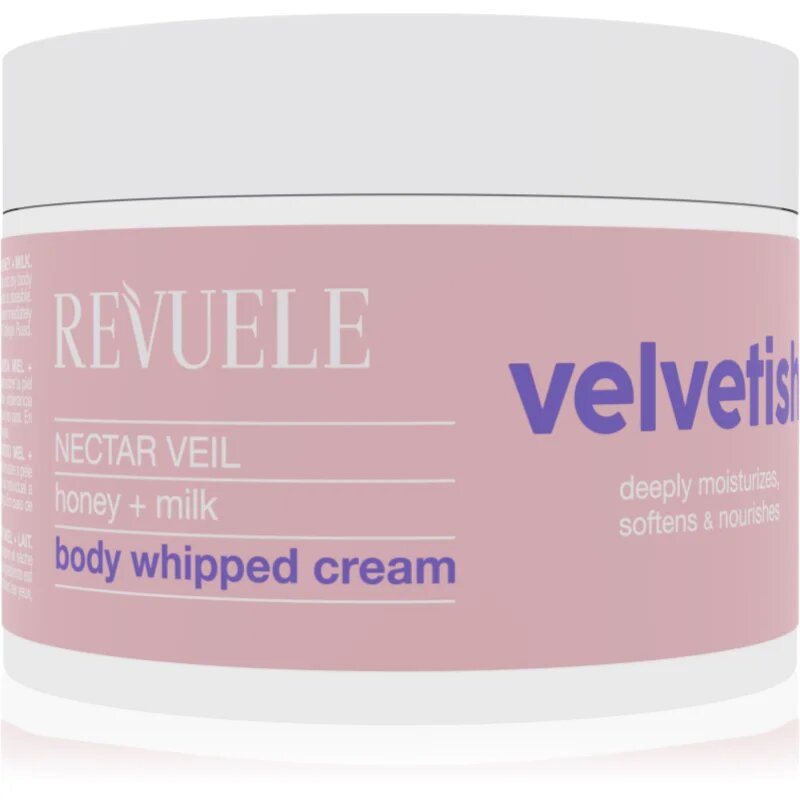 Revuele Velvetish Nectar Veil Body Whipped Cream hidratáló testkrém Honey + Milk 300 ml