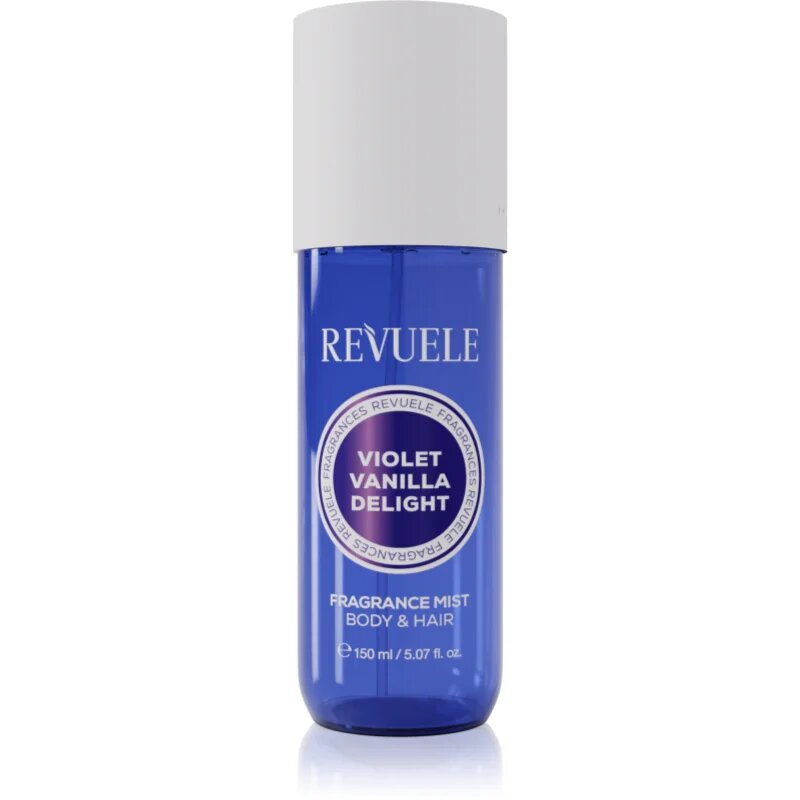 Revuele Violet Vanilla Delight Fragrance Mist parfümözött spray testre és hajra hölgyeknek 150 ml