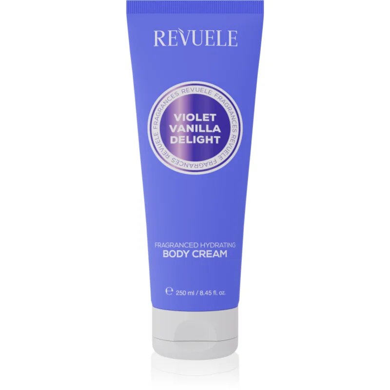 Revuele Violet Vanilla Delight Fragranced Hydrating Body Cream hidratáló testkrém hölgyeknek 250 ml