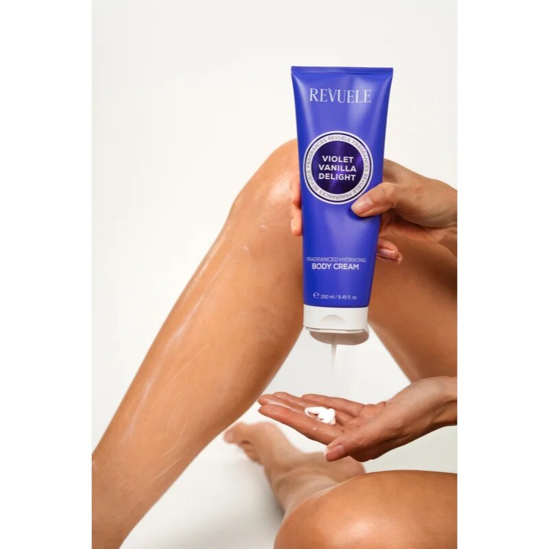 Revuele Violet Vanilla Delight Fragranced Hydrating Body Cream hidratáló testkrém hölgyeknek 250 ml