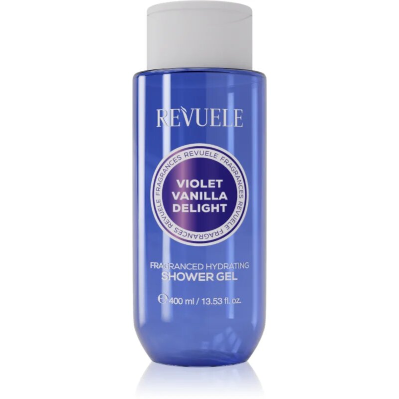 Revuele Violet Vanilla Delight Fragranced Hydrating Shower Gel parfümös tusfürdő hidratáló hatással hölgyeknek 400 ml