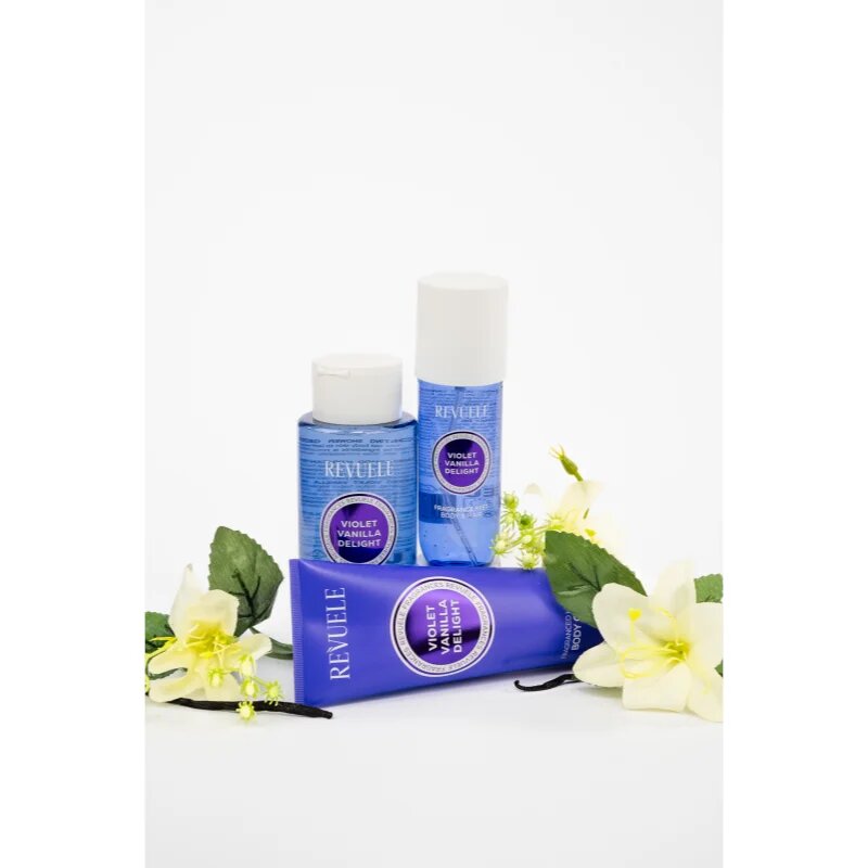 Revuele Violet Vanilla Delight Fragranced Hydrating Shower Gel parfümös tusfürdő hidratáló hatással hölgyeknek 400 ml