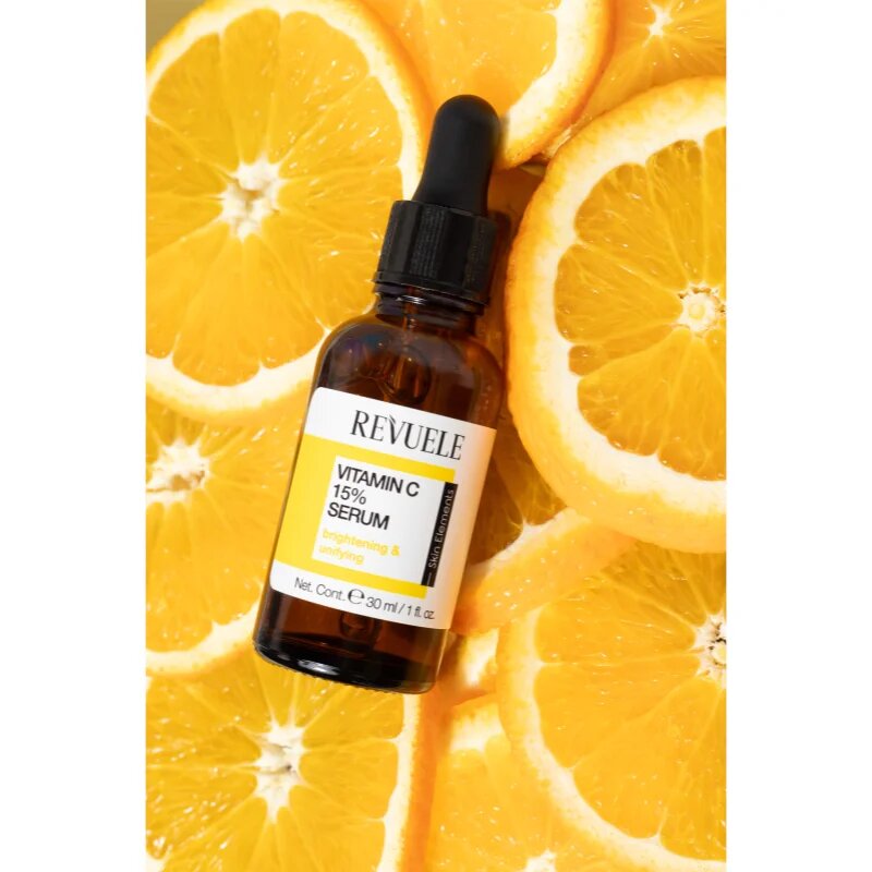Revuele Vitamin C 15% Serum élénkítő szérum egységesíti a bőrszín tónusait 30 ml