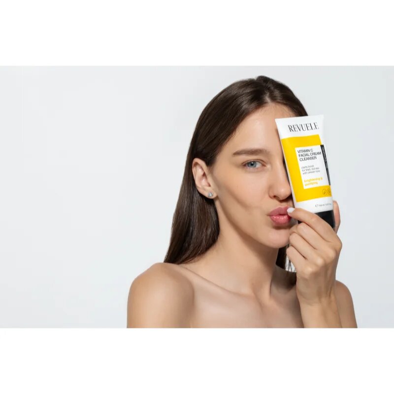 Revuele Vitamin C Facial Cream Cleanser arclemosó és tisztító krém élénk és hidratált bőr 150 ml